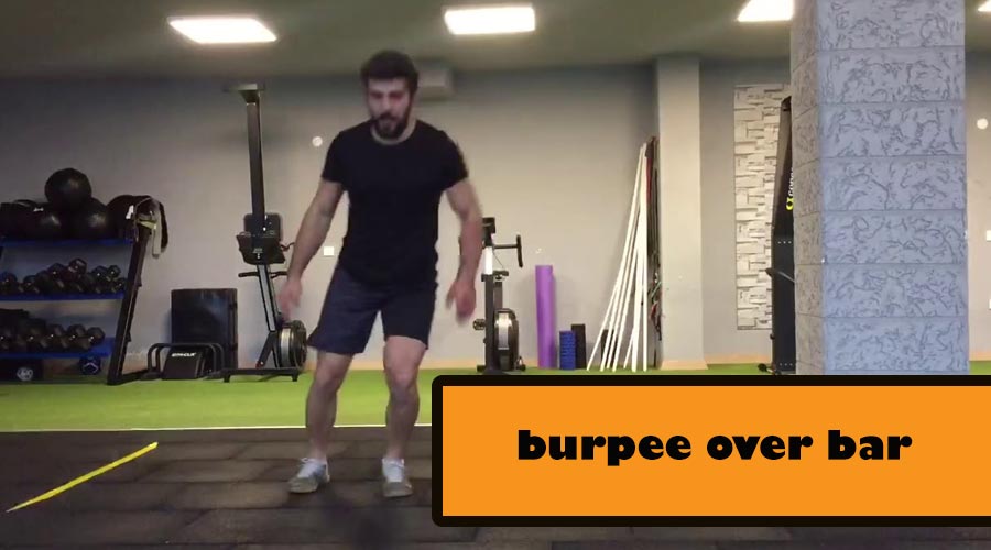burpee over bar
