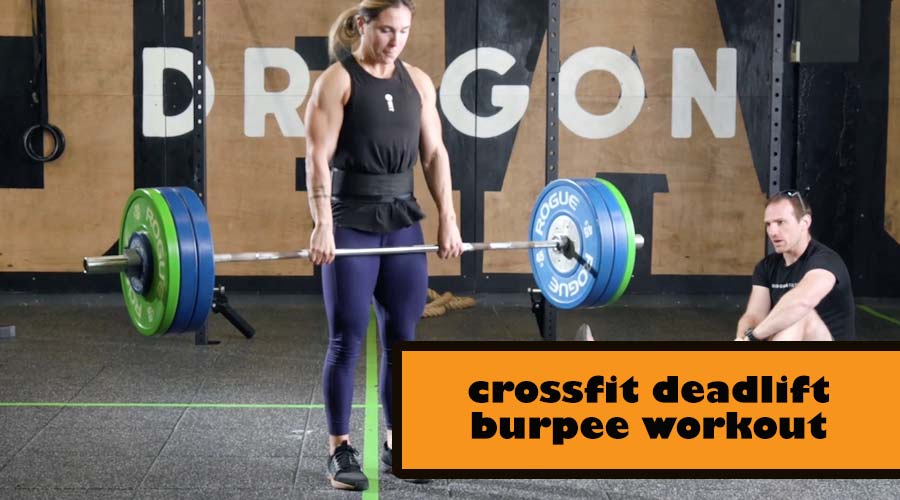 crossfit deadlift burpee workout