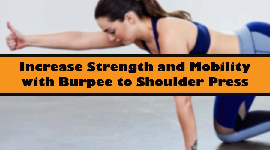 burpee to shoulder press