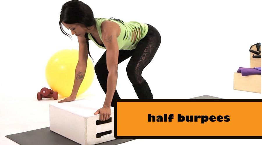 half burpees