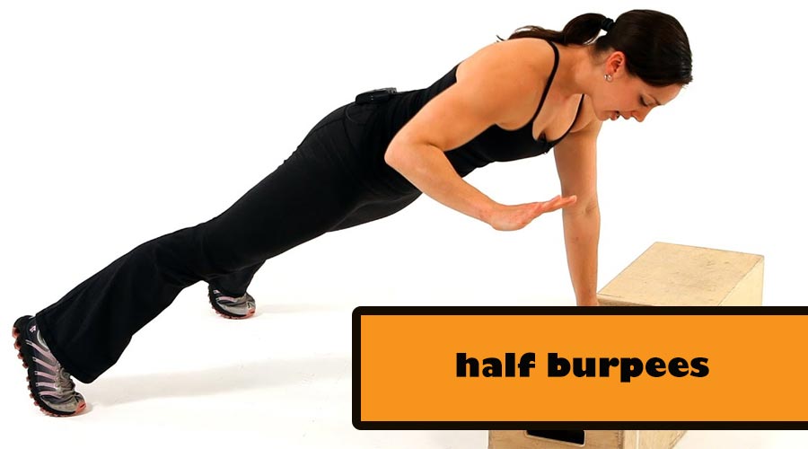 half burpees