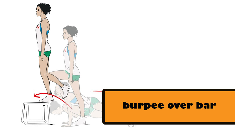 burpee over bar